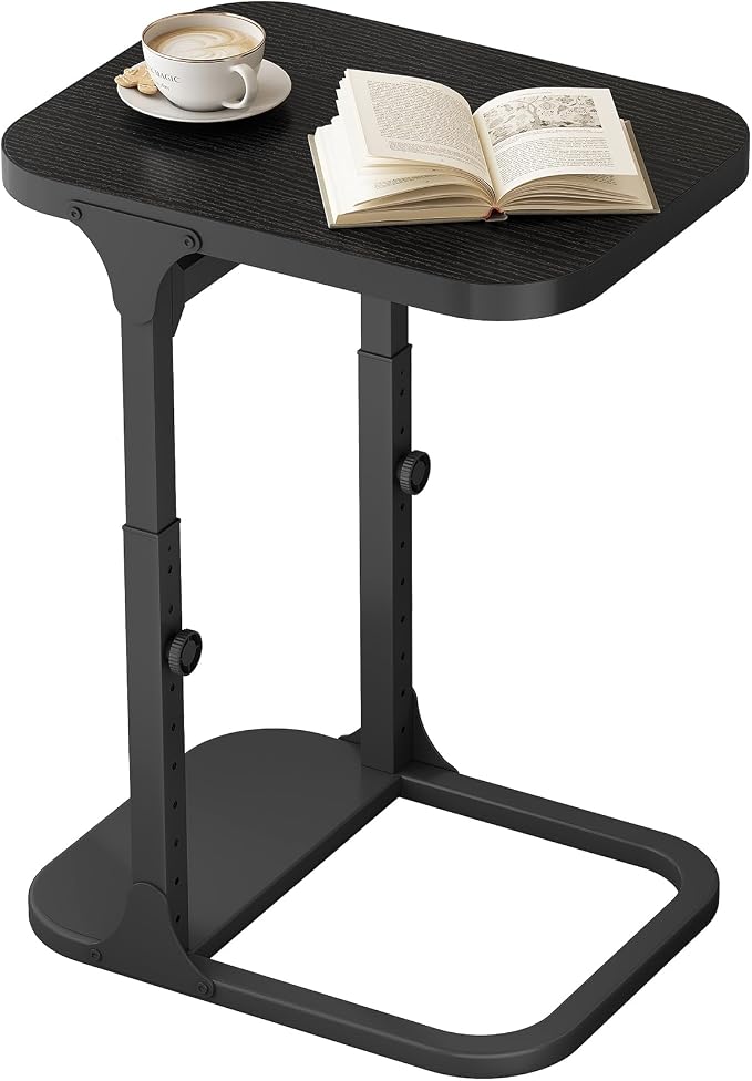 Kitstorack Height Adjustable End Table, Small Side Table by Kitstorack