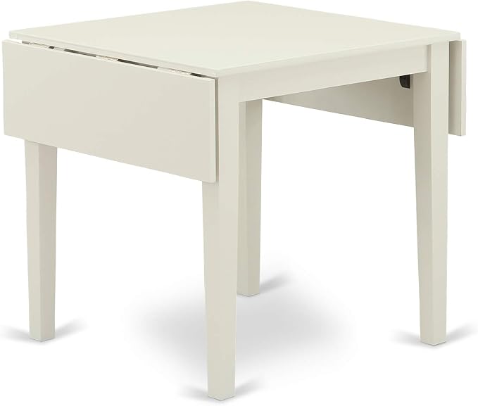 East West Furniture NDNO3-LWH-W 3 Piece Dining Room Table Set Contains a - Image 5