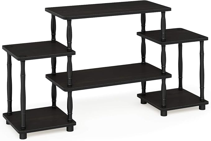Furinno Turn-N-Tube No Tools Entertainment Center, Classic Square Corner - Image 5