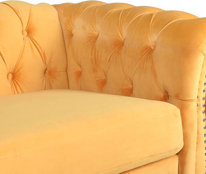 RARZOE 2 Pieces of Living Room Furniture Sofa Sets, Modern Contemporary Tufted - Image 4