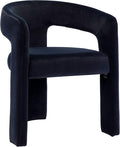 BESTANO Modern Velvet Fabric Upholstered Dining Chairs by BESTANO