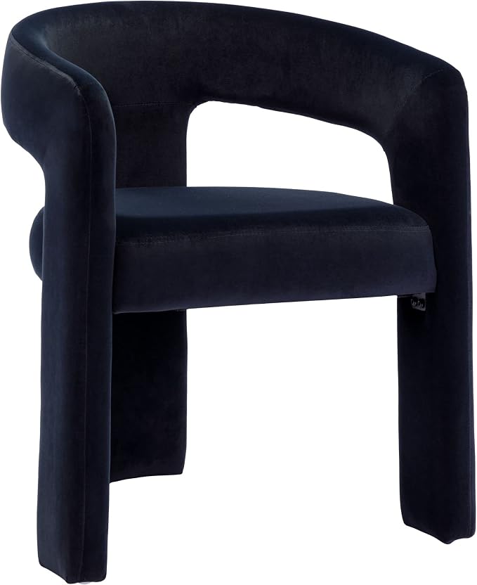 BESTANO Modern Velvet Fabric Upholstered Dining Chairs by BESTANO
