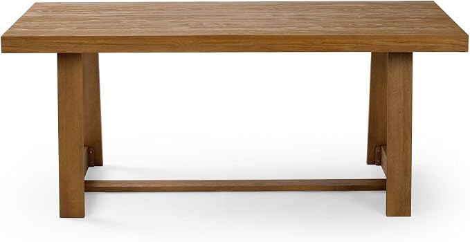 Plank+Beam 72 Inch Farmhouse Dining Table, Solid Wood Rustic Kitchen Table - Image 6