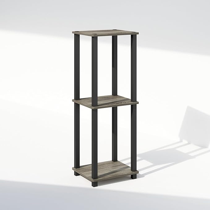 Furinno Simplistic Night Stand Set of 2, 2-Tier Small Nightstand - Image 7