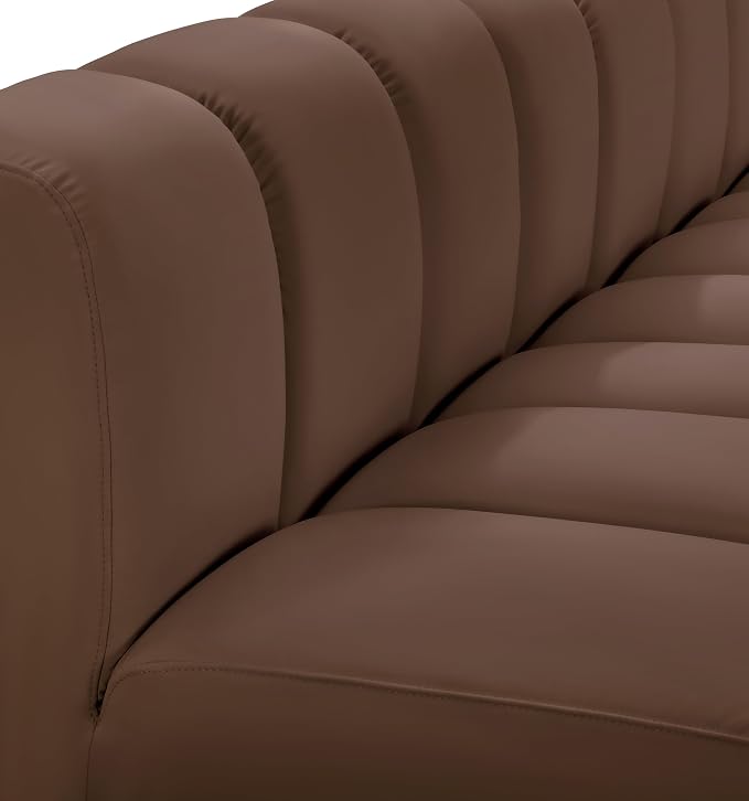 Meridian Furniture 101Brown-S2A Arc Collection Modern | Contemporary Modular - Image 10