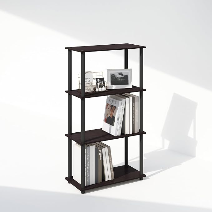 Furinno Turn-N-Tube Book Shelf, 4-Tier Bookshelf, Bookcase - Image 7