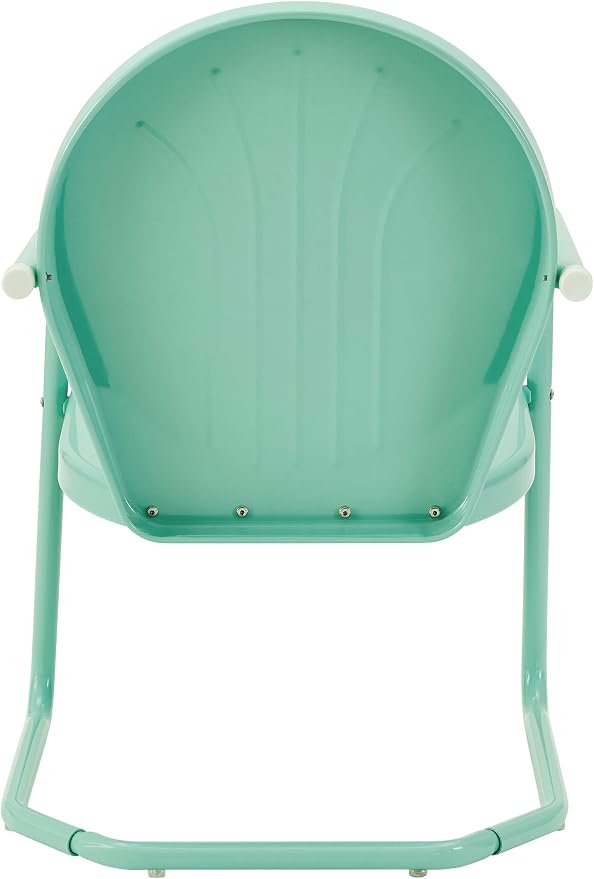 Crosley Furniture Griffith Outdoor Chair, Retro Metal Patio Chairs - Image 5