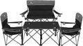 Camping Chair Set of 3, Outdoor Folding Camping Chairs by CAMPHILL