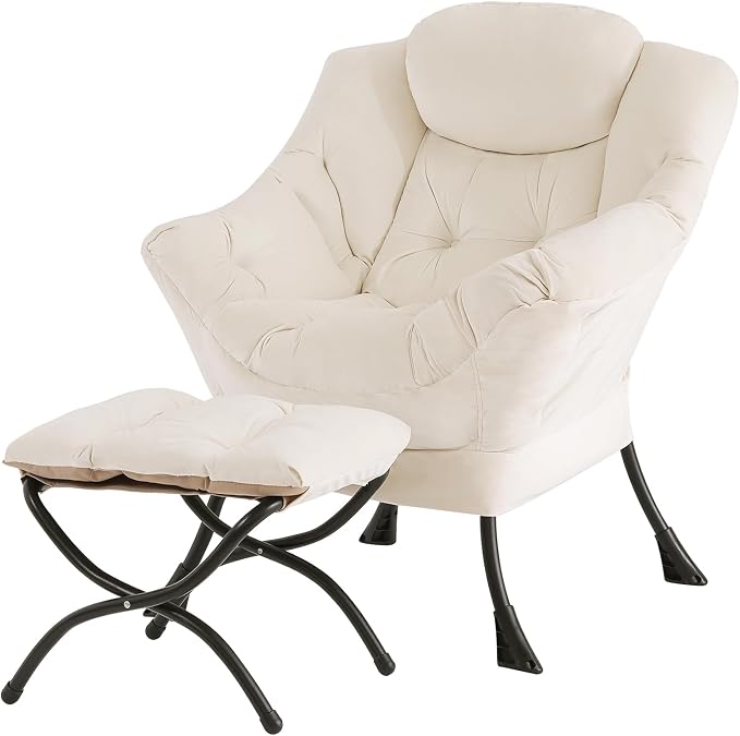 Tiita Modern Large Accent Lounge Lazy Chair, Leisure Sofa Reading Armchair by TiitaHome