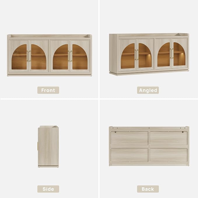 SICOTAS Sideboard Buffet Cabinet - Image 9