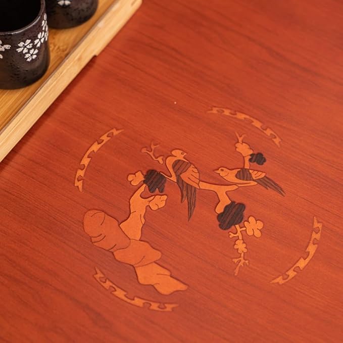 Coffee Tables for Living Room, Square folding tea coffee table, household kang - Image 5