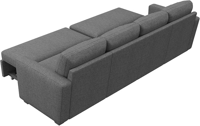 HONBAY Modular Sectional Sleeper Sofa Bed, - Image 6