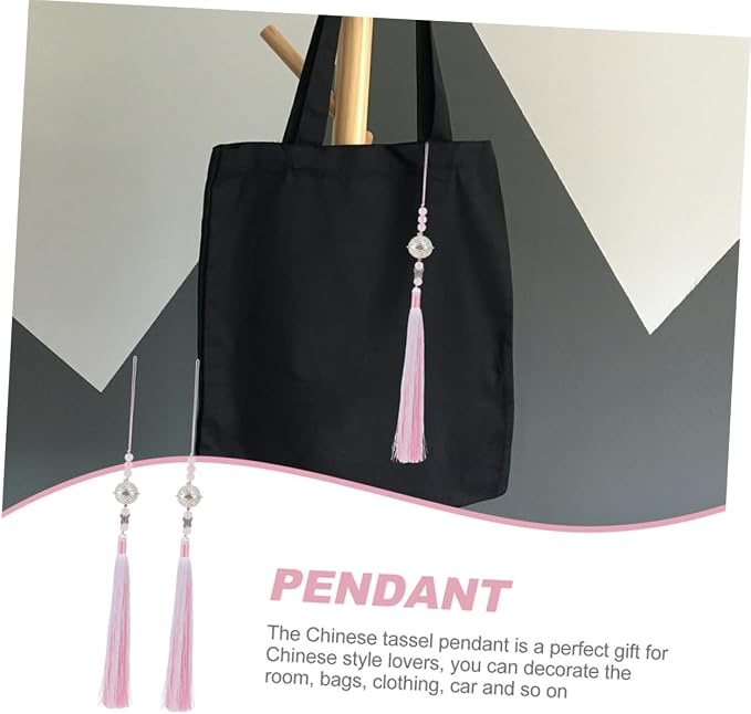 4pcs Ancient Handmade Tassel Pendant Hanging Tassel Ornament Korean Style - Image 3