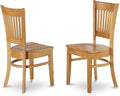 East West Furniture VAC-OAK-W Vancouver Kitchen Dining Chairs by EastWestFurniture