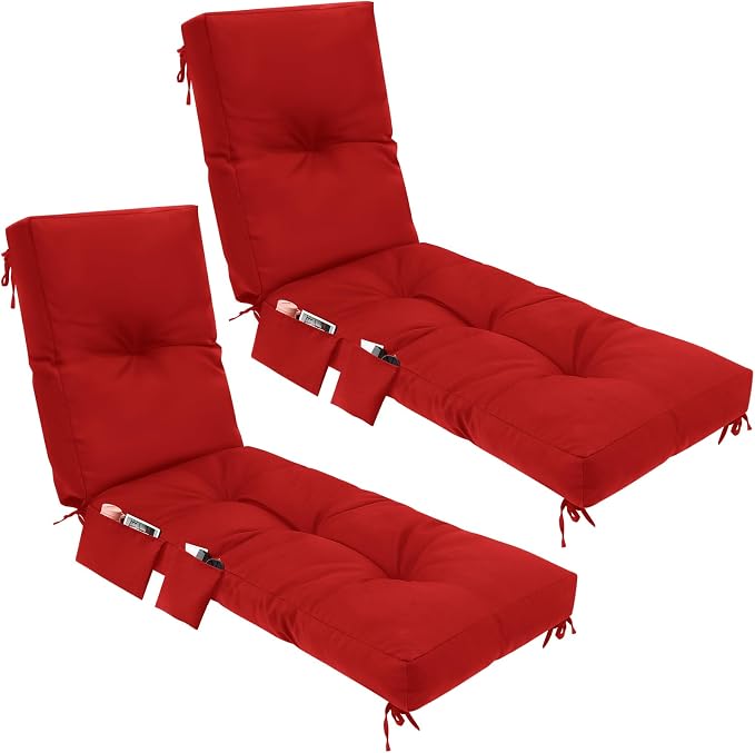 Kigley Outdoor Chaise Lounge Cushions by Kigley
