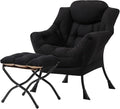 Tiita Lazy Chair with Ottoman, Comfy Leisure Sofa Armchair with Ottoman by TiitaHome