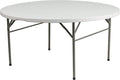 Flash Furniture Scarborough 5' Round Plastic Folding Table by FlashFurniture