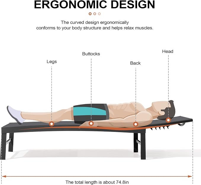 Crestlive Products Lounge Chair Outdoor Set of 2, Aluminum Pool Chaise Lounge - Image 6