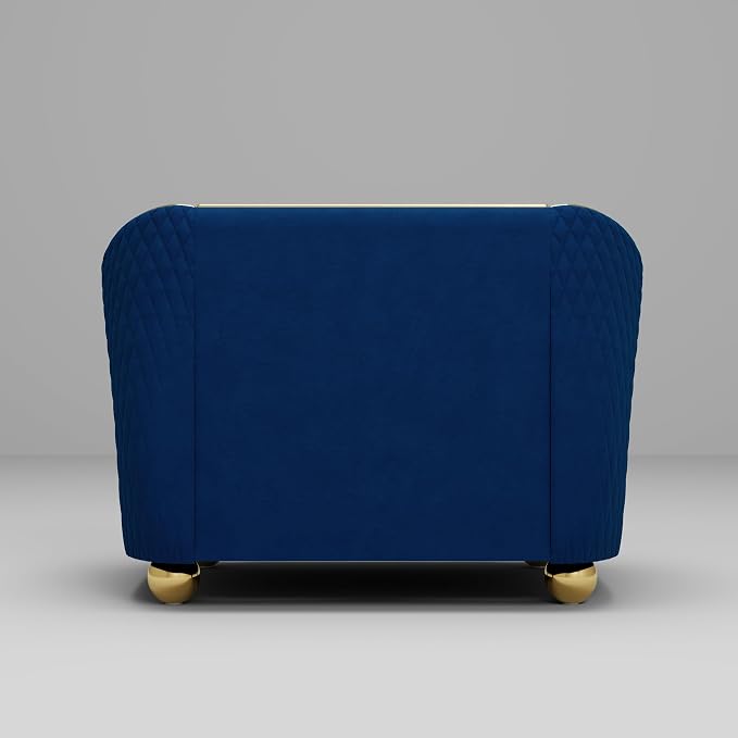 1-Piece Luxury Velvet Sofa Set for Living Room, Elegant Design Couch Set - Image 7
