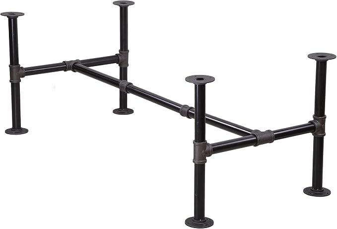 16'' x 43'' Industrial Pipe Table Leg Set by NIUBIDINDUSTRIALFURNITUR
