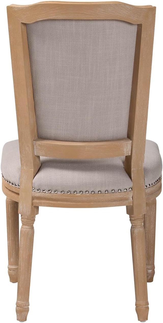 Baxton Studio Estelle Shabby Chic Rustic French Country Cottage Weathered Oak - Image 10