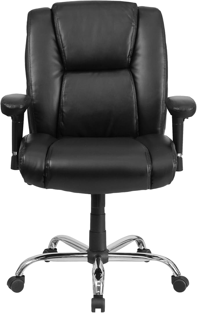 Flash Furniture HERCULES Series Big & Tall 400 lb. Rated Black LeatherSoft by FlashFurniture