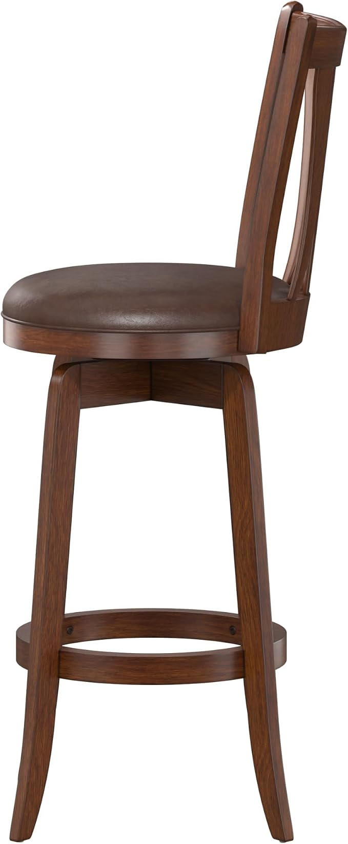 Hillsdale 29.5" Savana Wood Swival Bar Height Stool - Image 14