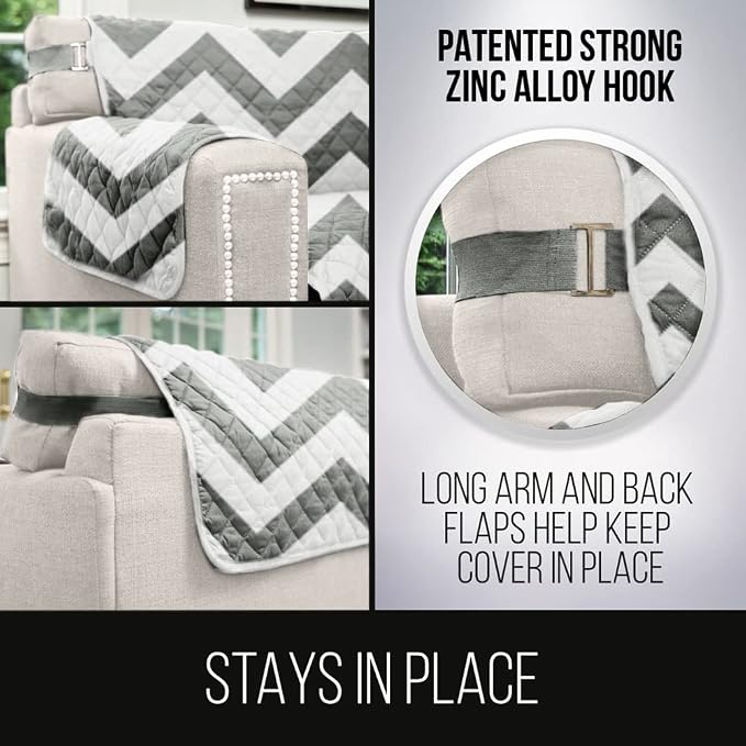 Sofa Shield® Couch Slip Covers for Dogs, Reversible Furniture Protector - Image 4