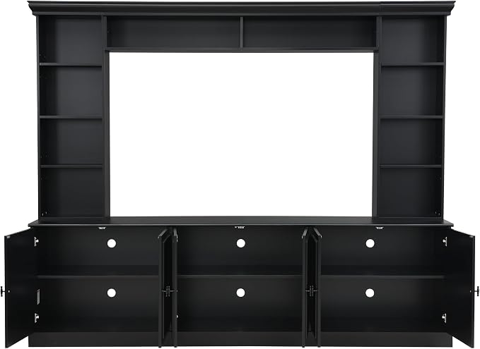 Merax 97.4" W Wall Unit Entertainment Center, TV Stand - Image 7