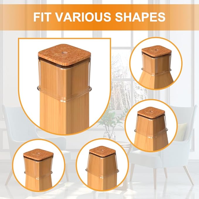 24 Pcs Chair Leg Floor Protectors - Image 2