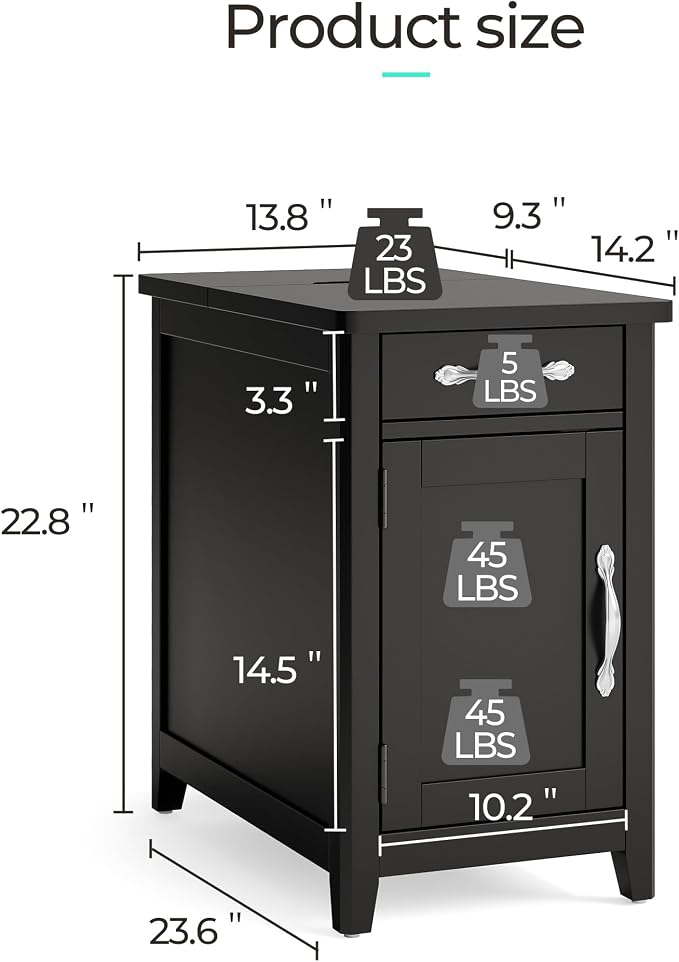 LINSY HOME End Table Set of 2 - Image 3