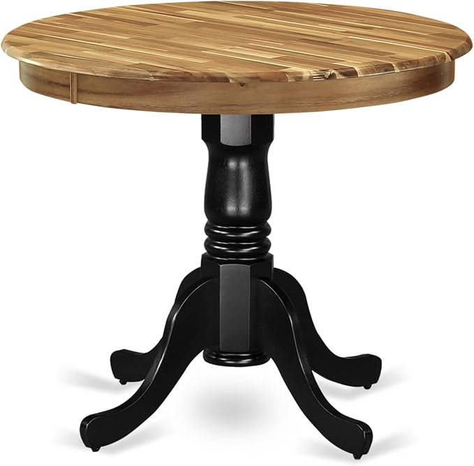 East West Furniture AMT-NBK-TP Antique Mid-Century Modern Dining Table by EastWestFurniture