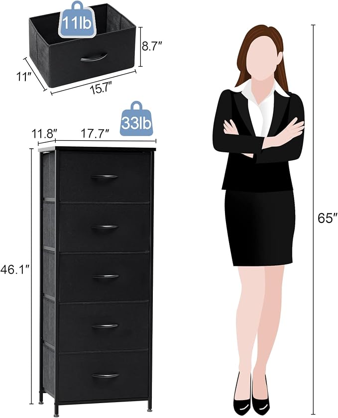 Crestlive Products Vertical Dresser Storage Tower - Image 3