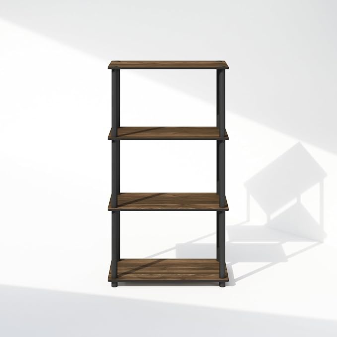 Furinno Turn-N-Tube Book Shelf, 4-Tier Bookshelf, Bookcase - Image 8