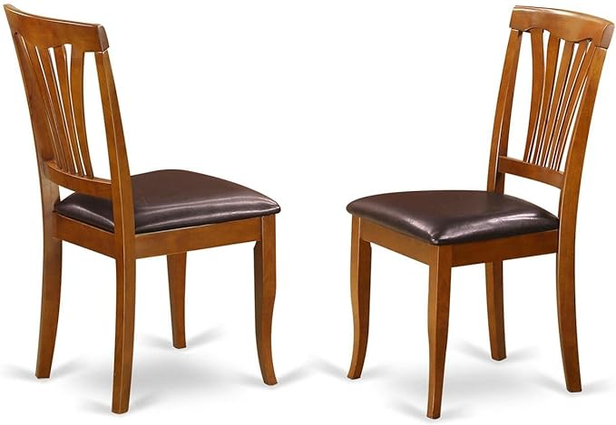 East West Furniture AVC-SBR-LC Avon Dining Chairs by EastWestFurniture