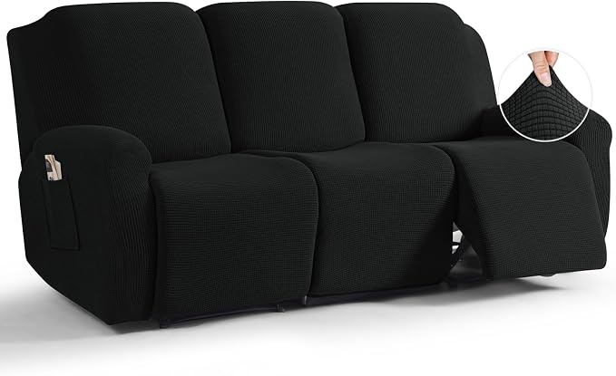 TAOCOCO Recliner Sofa Covers 8-Pieces Stretch Large Couch Covers by TAOCOCO