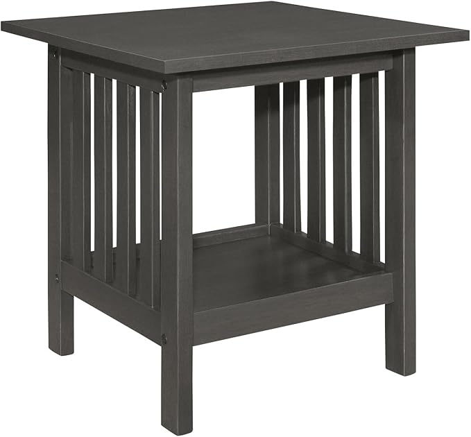 Classic Style Coffee Table and Two End Set Antique Gray Finish 3Pc Occasional - Image 5