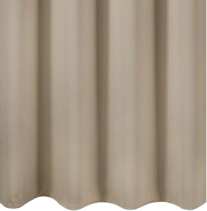 LEMOMO Blackout Curtains 66 x 95 inch/Khaki Curtains Set of 2 Panels/Thermal - Image 8