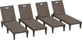 Greesum Outdoor Chaise Lounge Chairs Set of 4 by BuynowfromGreesum
