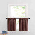 RYB HOME Cafe Blackout Curtains 24 inch Length, RV Curtains by RYBHOME