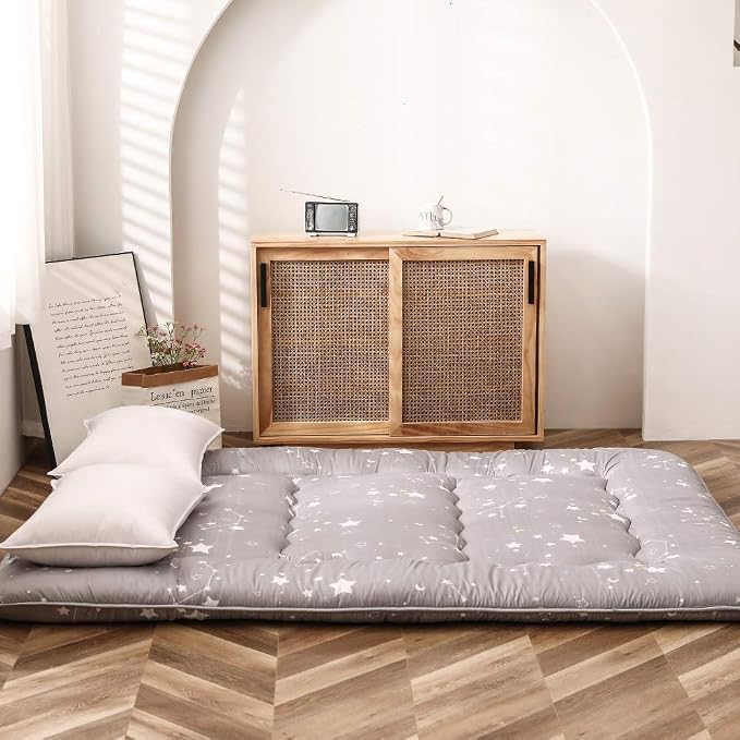MAXYOYO Grey Constellation Japanese Floor Futon Mattress, Tatami Floor Mat - Image 5
