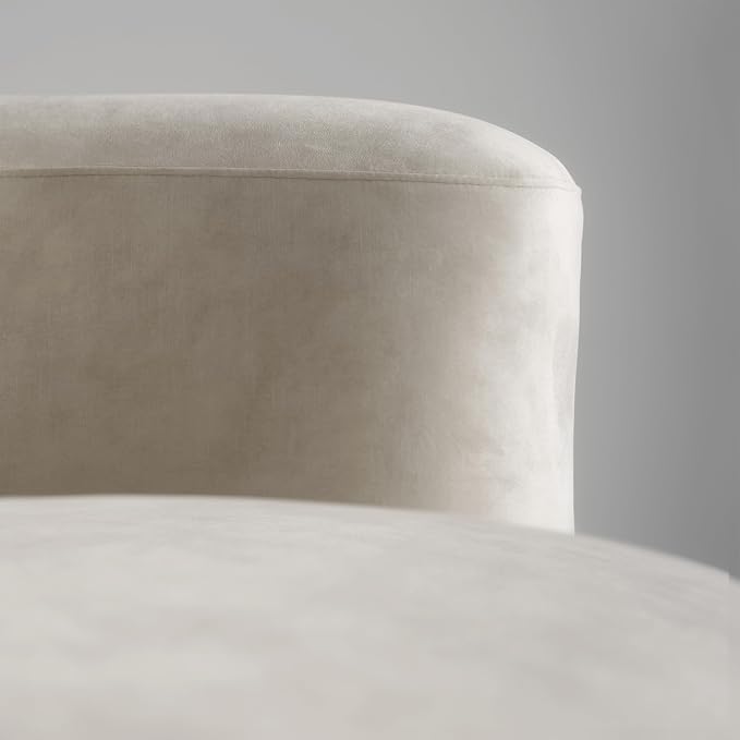 Acanva Luxury Modern Tight Curved Back Velvet Sofa, Minimalist Style Comfy Couch - Image 9