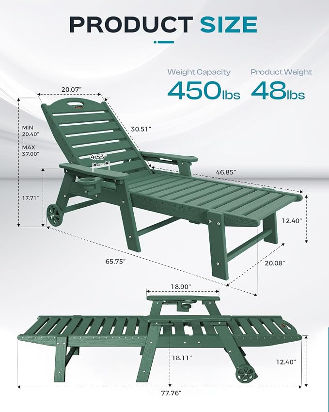 Ciokea Outdoor Lounge Chair - Image 3