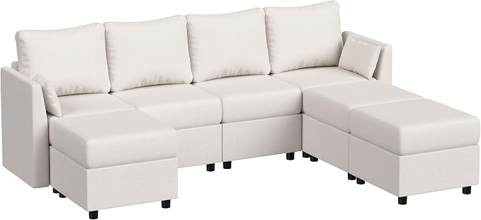 Huatean Home Modular Sectional Sofa, 7 Seat Modular Couch - Image 7