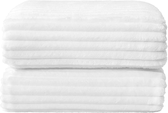 BEDELITE Fleece Blanket Queen Size – 3D Ribbed Jacquard Soft and Warm - Image 9