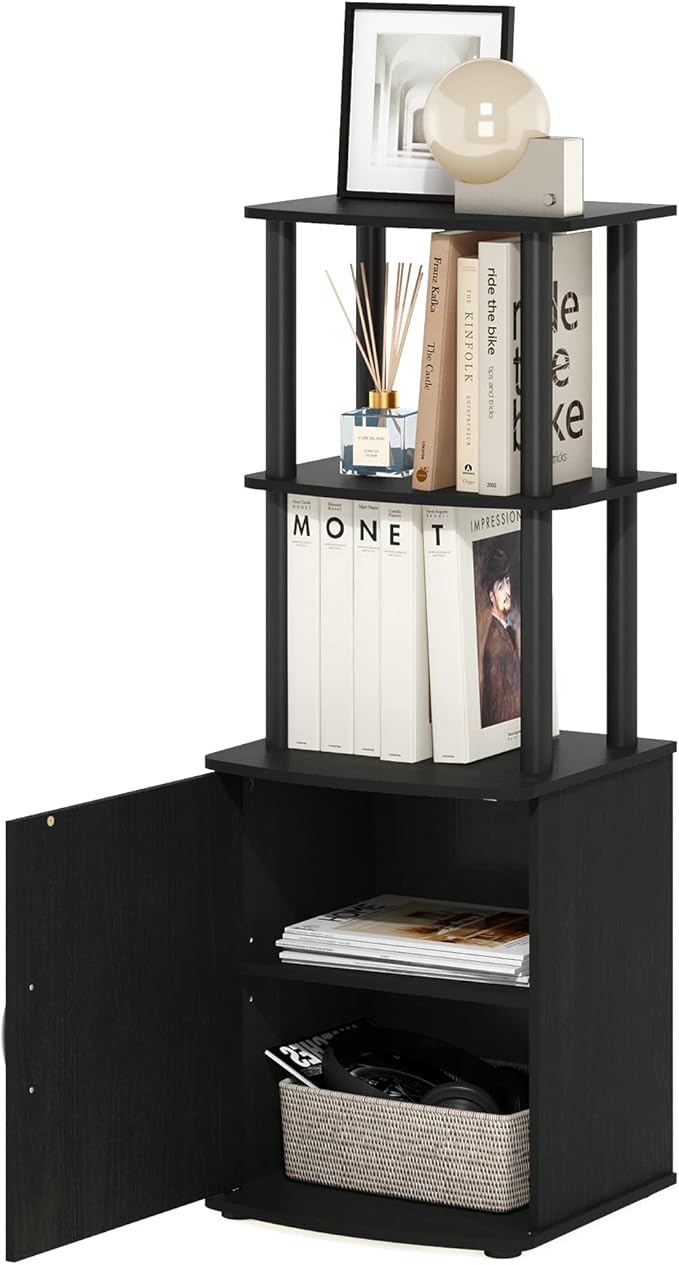 Furinno Turn-N-Tube Tall TV Entertainment Side Table Display Rack by Furinno-FitsYourSpaceFitsYourBudget