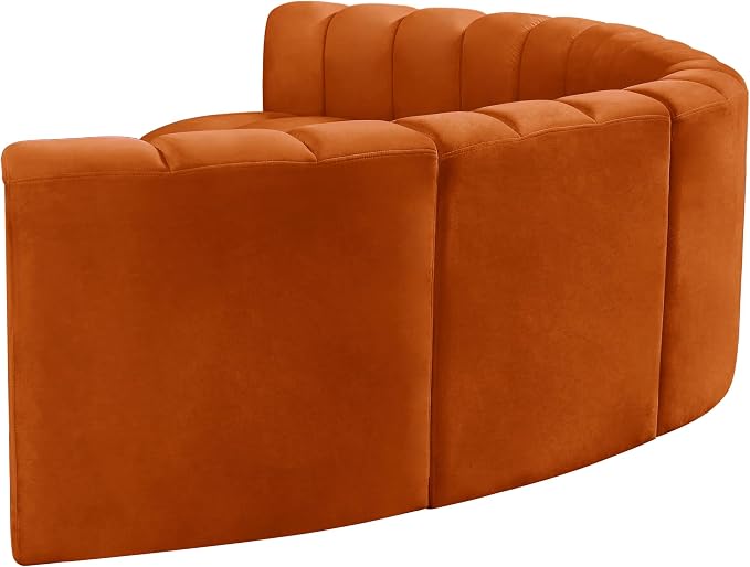 Meridian Furniture 103Cognac-S6B Arc Collection Modern | Contemporary Modular - Image 7