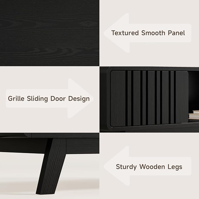 ONBRILL Coffee Table, Mid Century Modern Table - Image 4