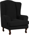 Turquoize Wingback Chair Covers 2 Piece Wing Chair Slipcover Stretch Slipcovers by Turquoize