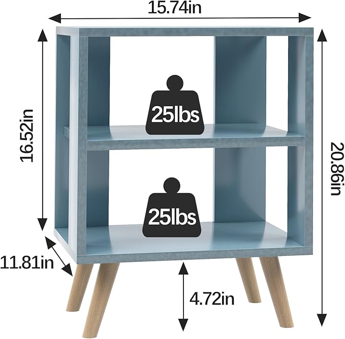 Aenuert Night Stand, Modern End Table - Image 2